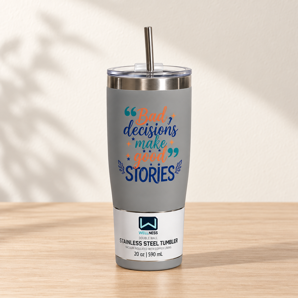 Motivational Tumbler - 20 oz