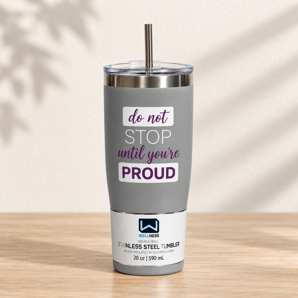 Motivational Tumbler - 20 oz