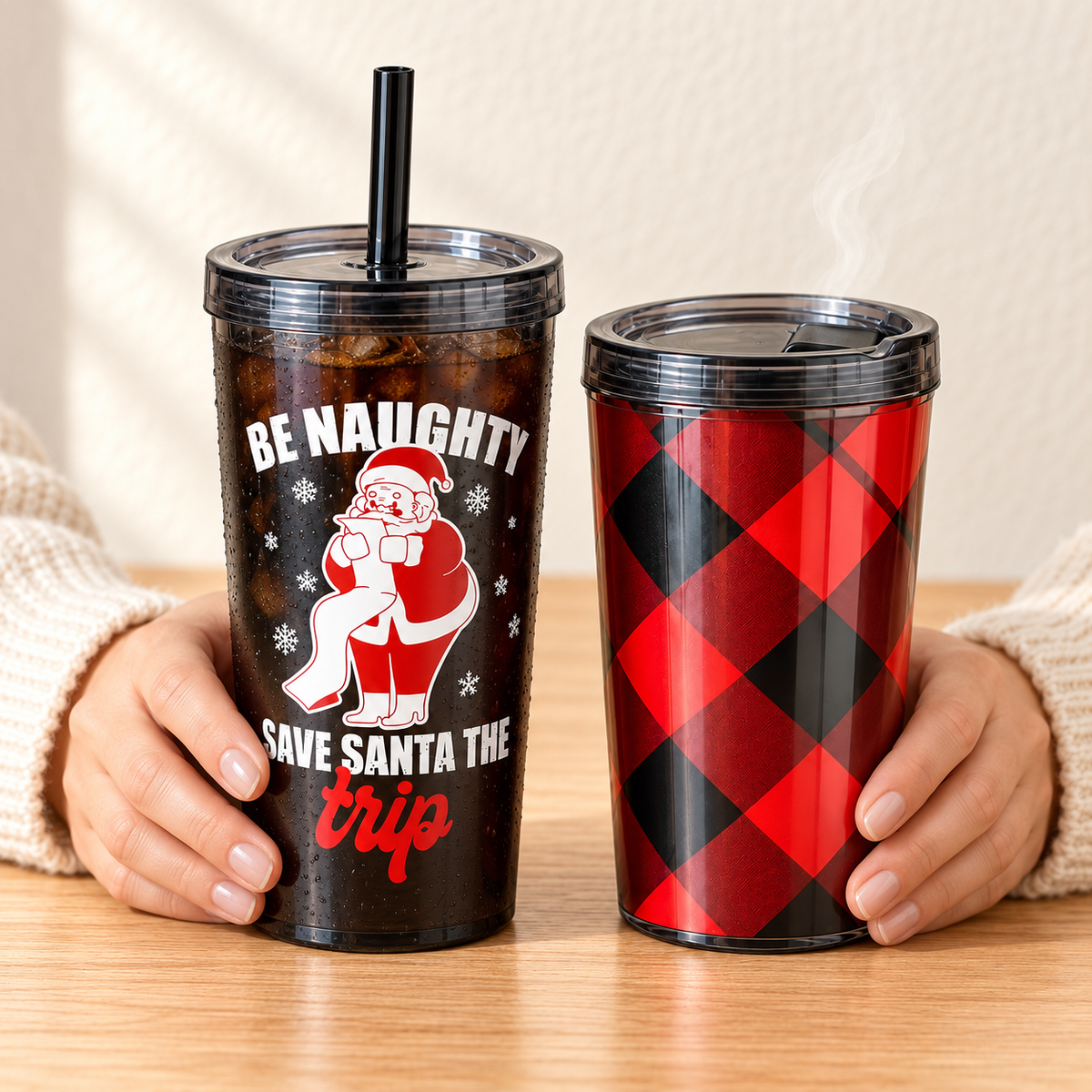 Naughty & Cozy Tumbler Duo