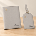 Personalized Passport & Luggage Tag Set