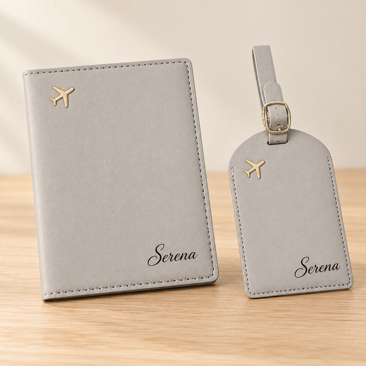 Personalized Passport & Luggage Tag Set