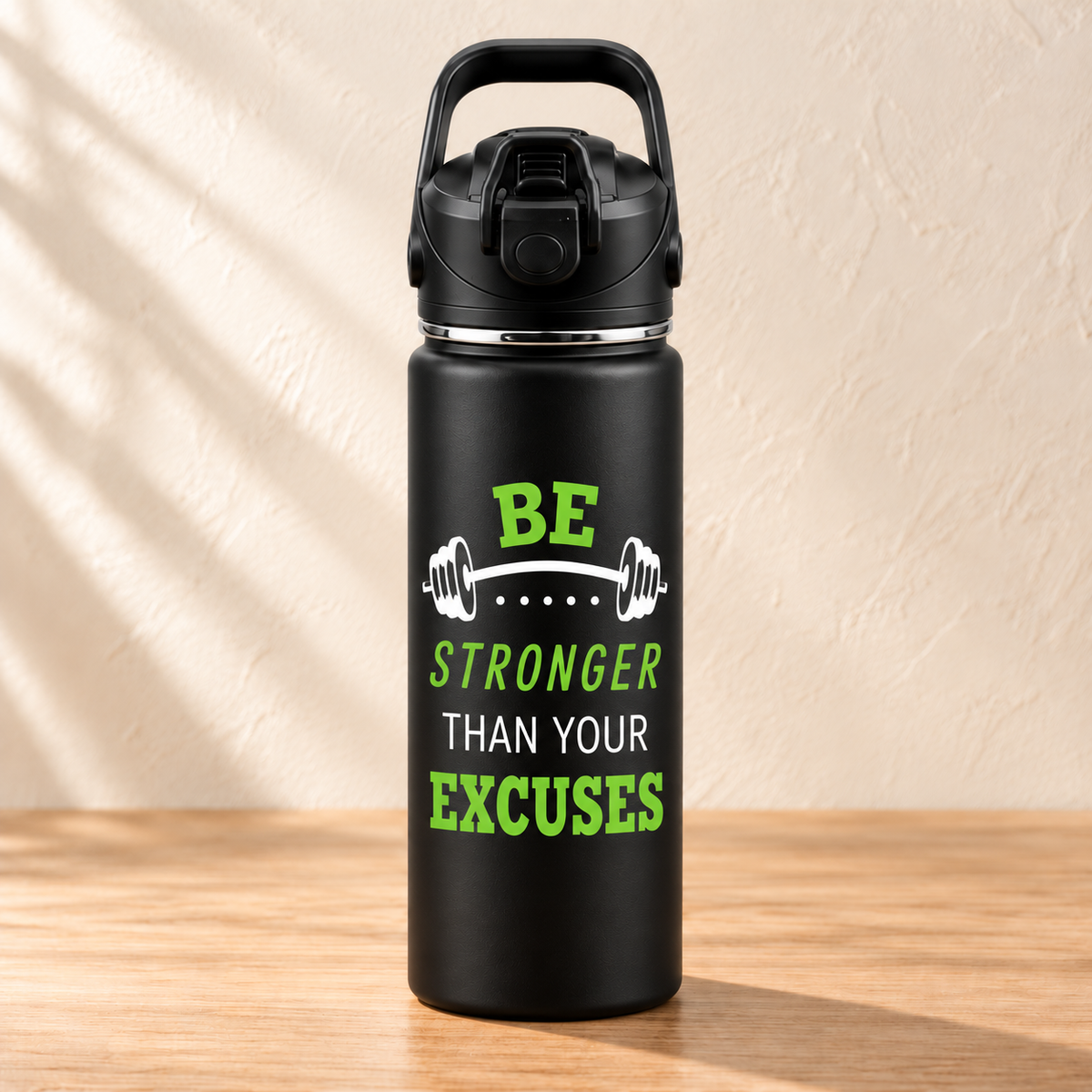 Stronger Than Excuses Bottle