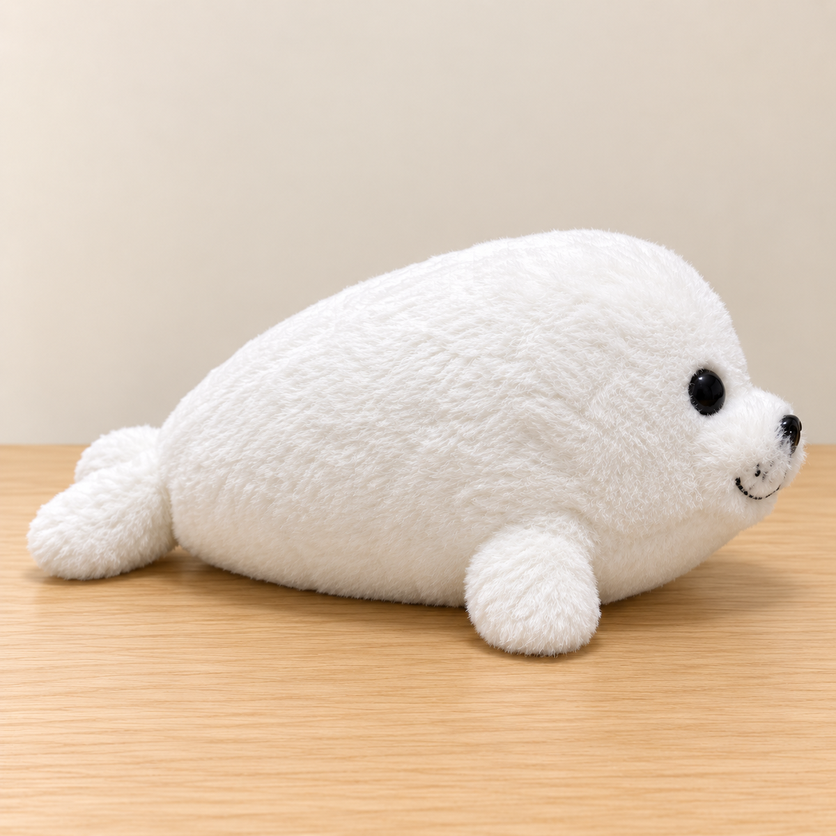 Cuddly White Seal Plush Toy