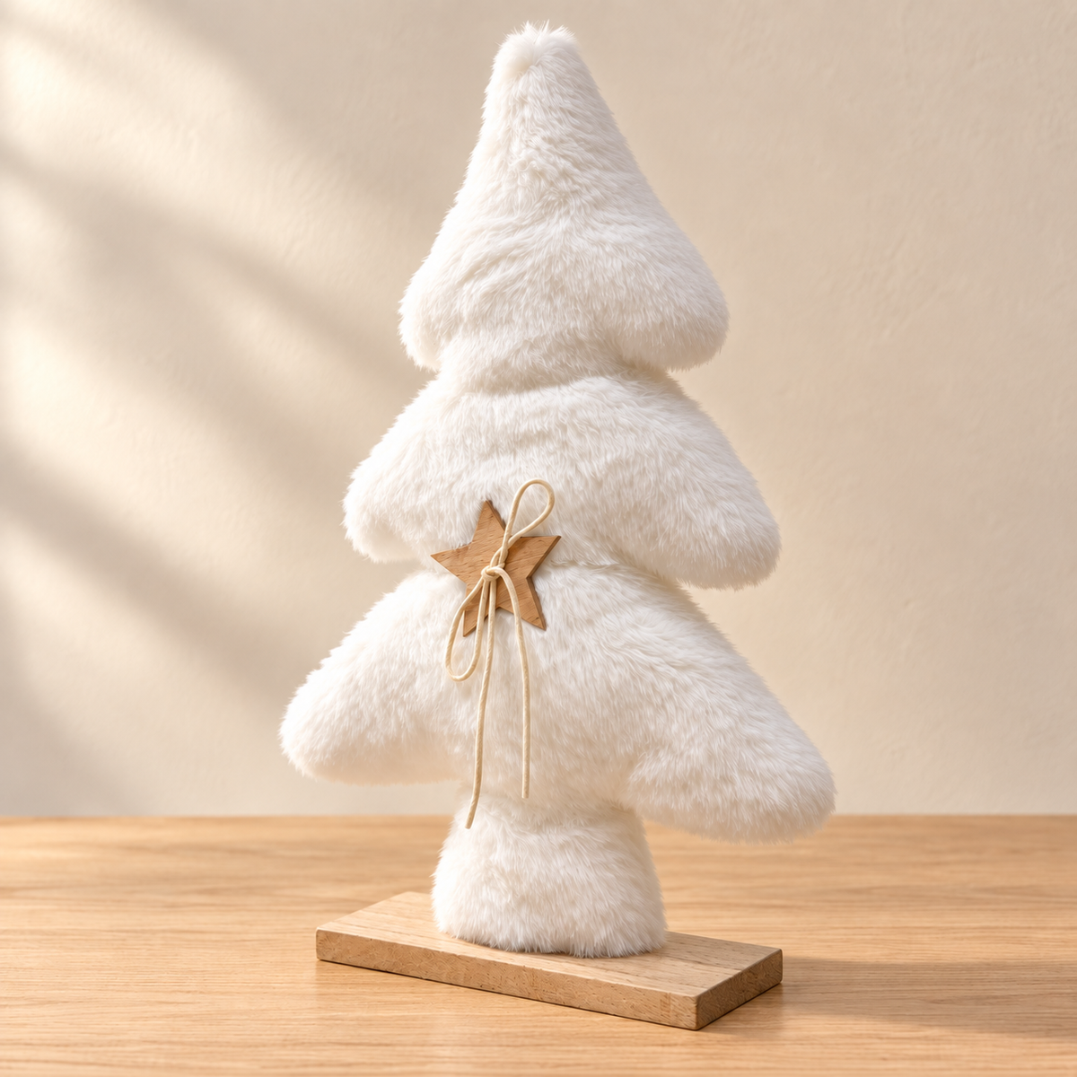 Fluffy White Christmas Tree