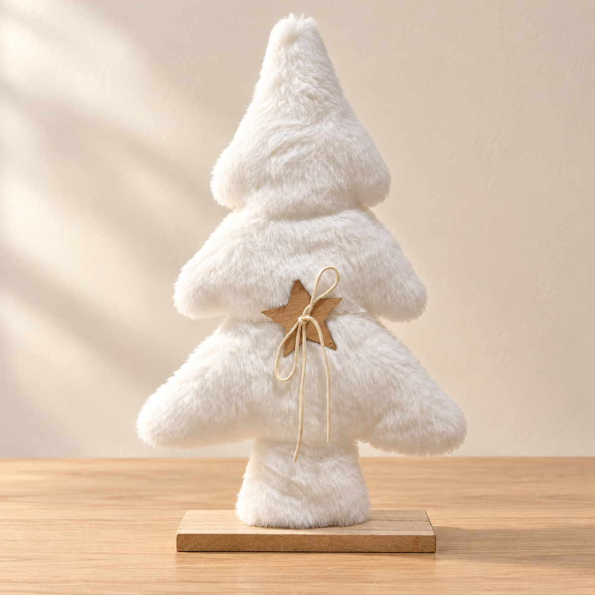 Fluffy White Christmas Tree