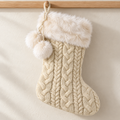 Cable-Knit Christmas Stocking