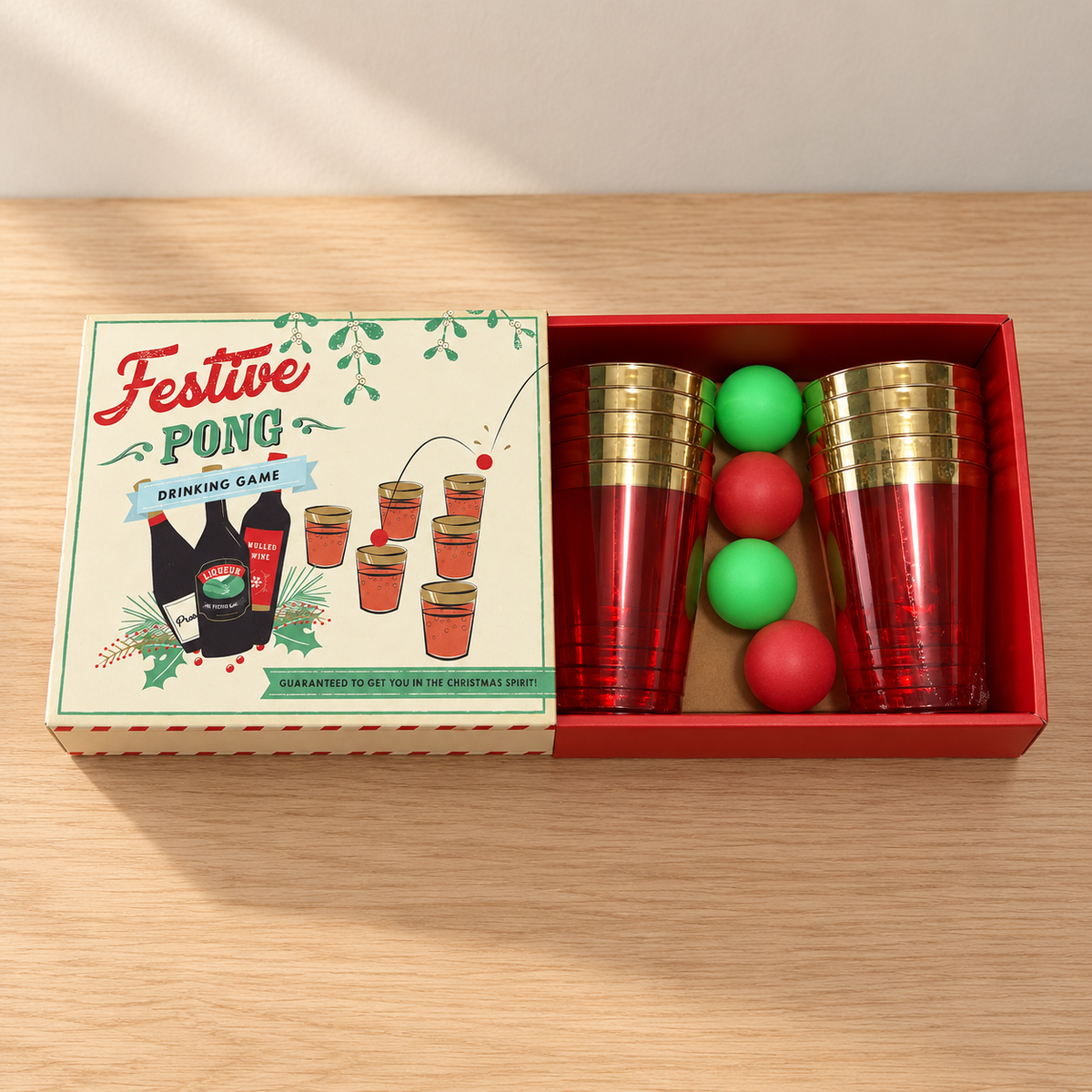 Festive Pong Drinking Game
