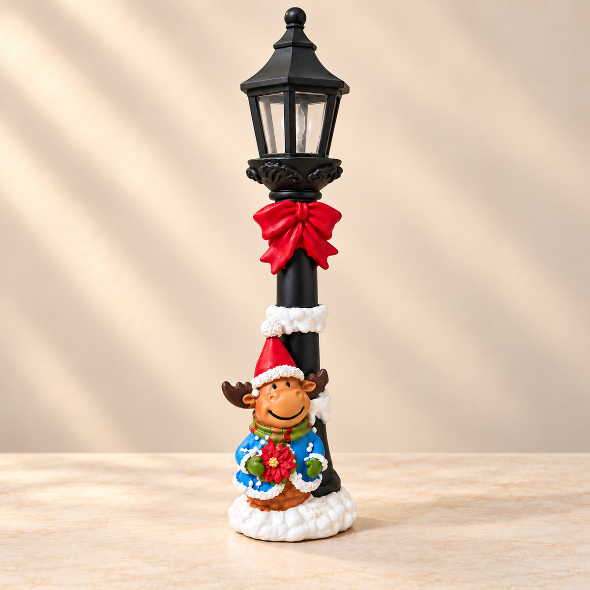 Light-Up Christmas Lamp-Post Decoration – 2 Designs