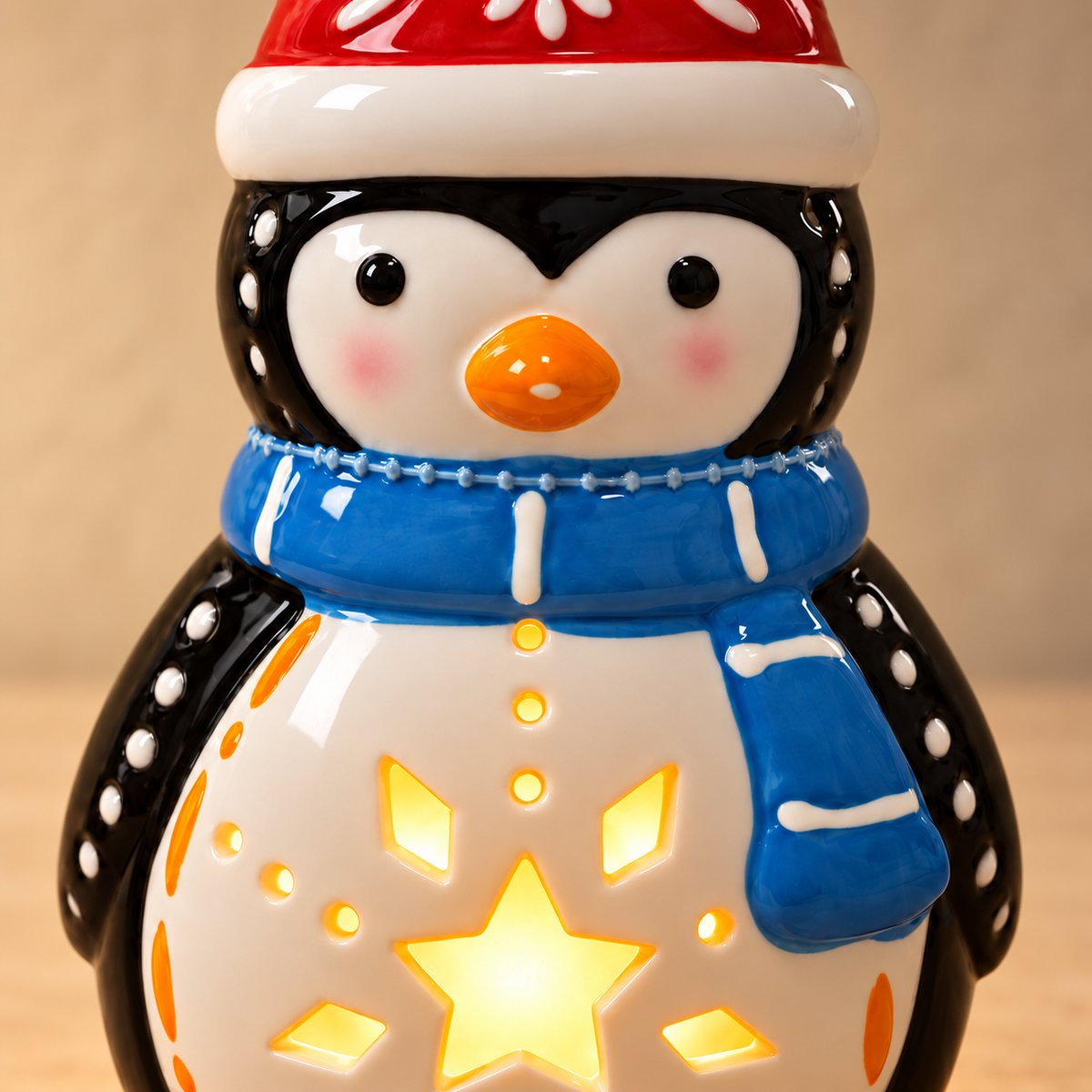 Light-Up Christmas Penguin Decoration