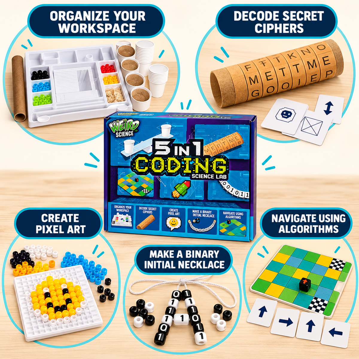 5-in-1 Coding Science Lab