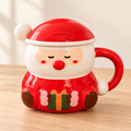 Santa Gift Mug with Lid