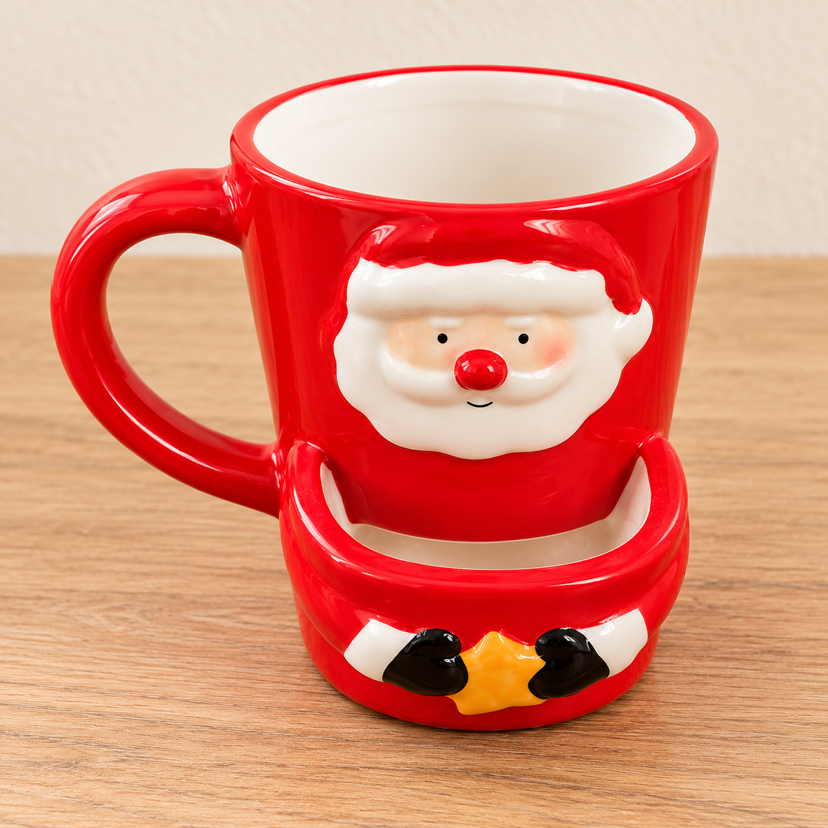 Santa Cookie Pocket Mug