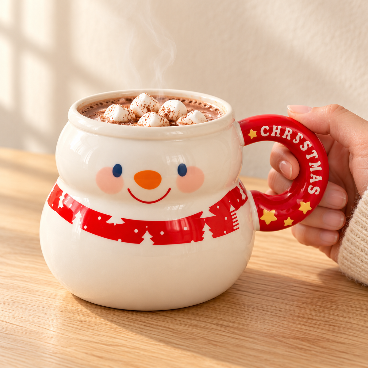 Snowman Christmas Mug Set