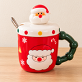 Santa Christmas Mug with Lid