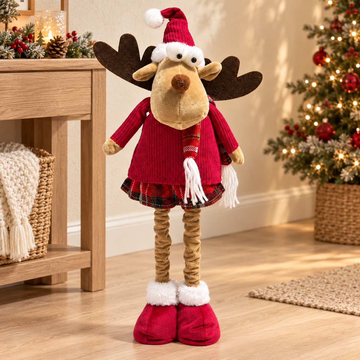 Tartan Twirl Reindeer