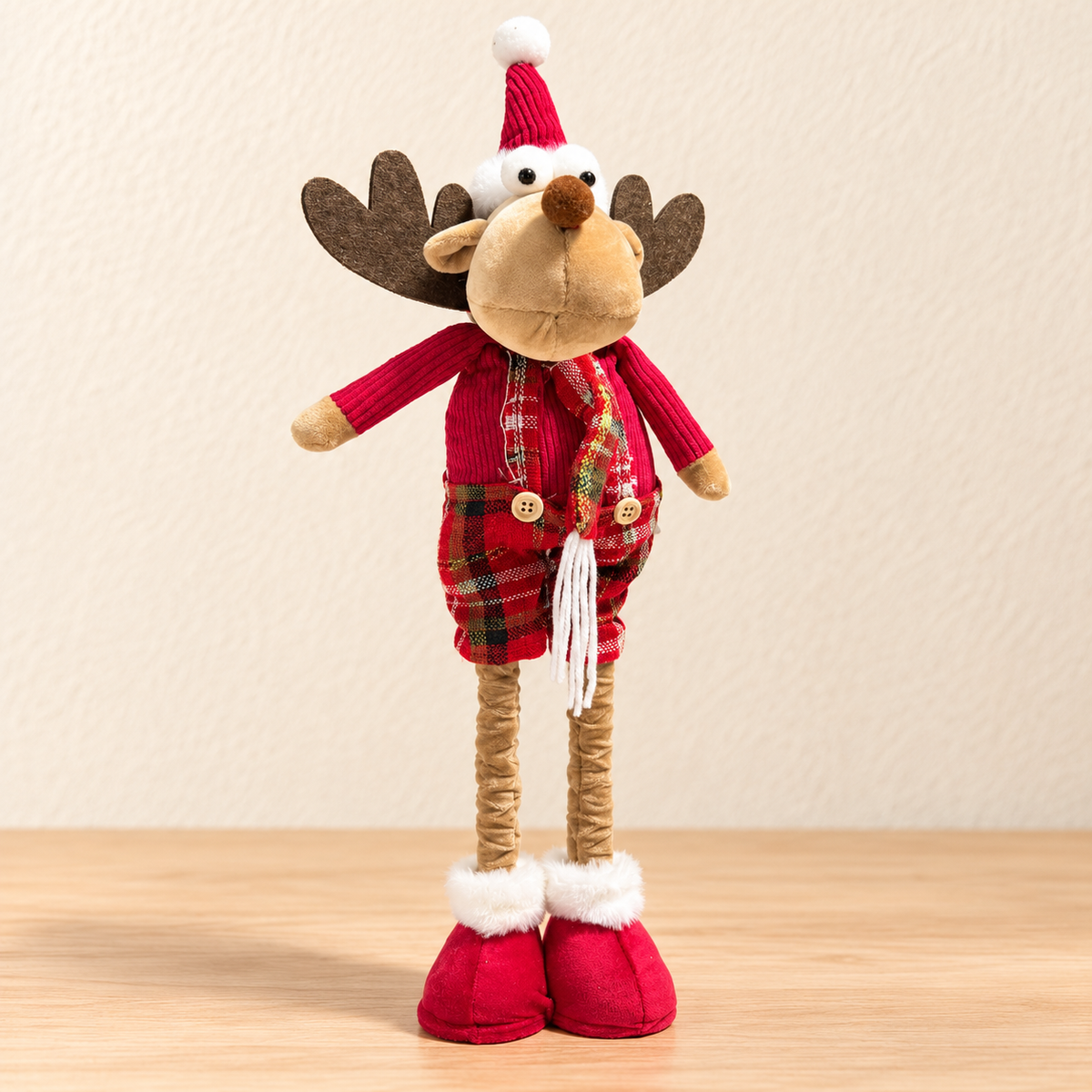 Plaid Tidings Reindeer