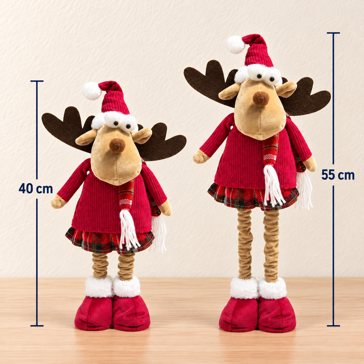 Tartan Twirl Reindeer